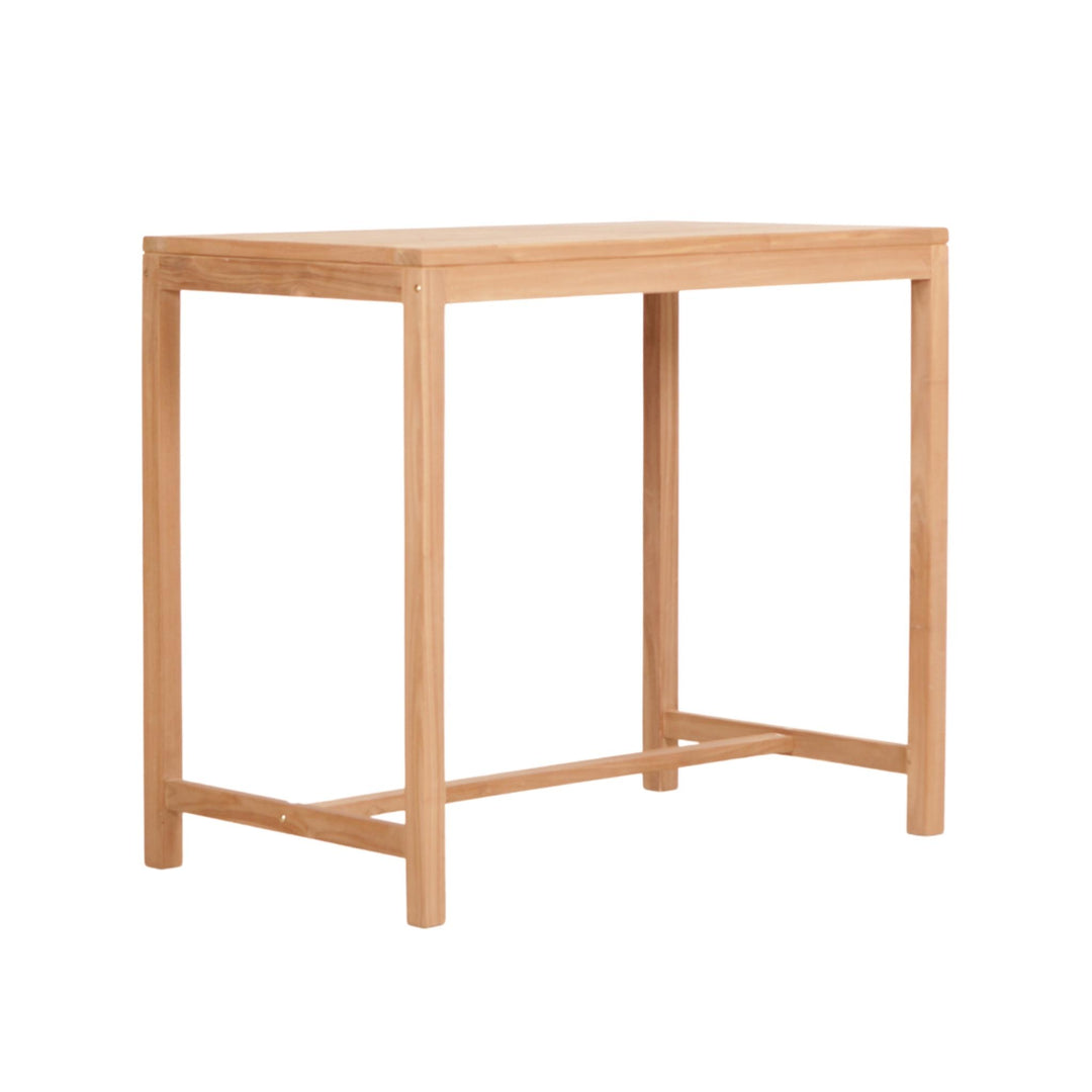 Table bar Rectangle Teck 120cm - Charme Élégant pour Votre Espace