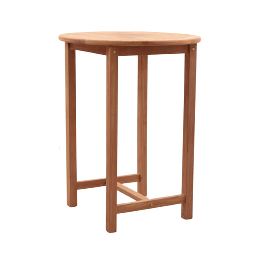 Table bar Ronde Teck 80cm - Charme Élégant pour Votre Espace