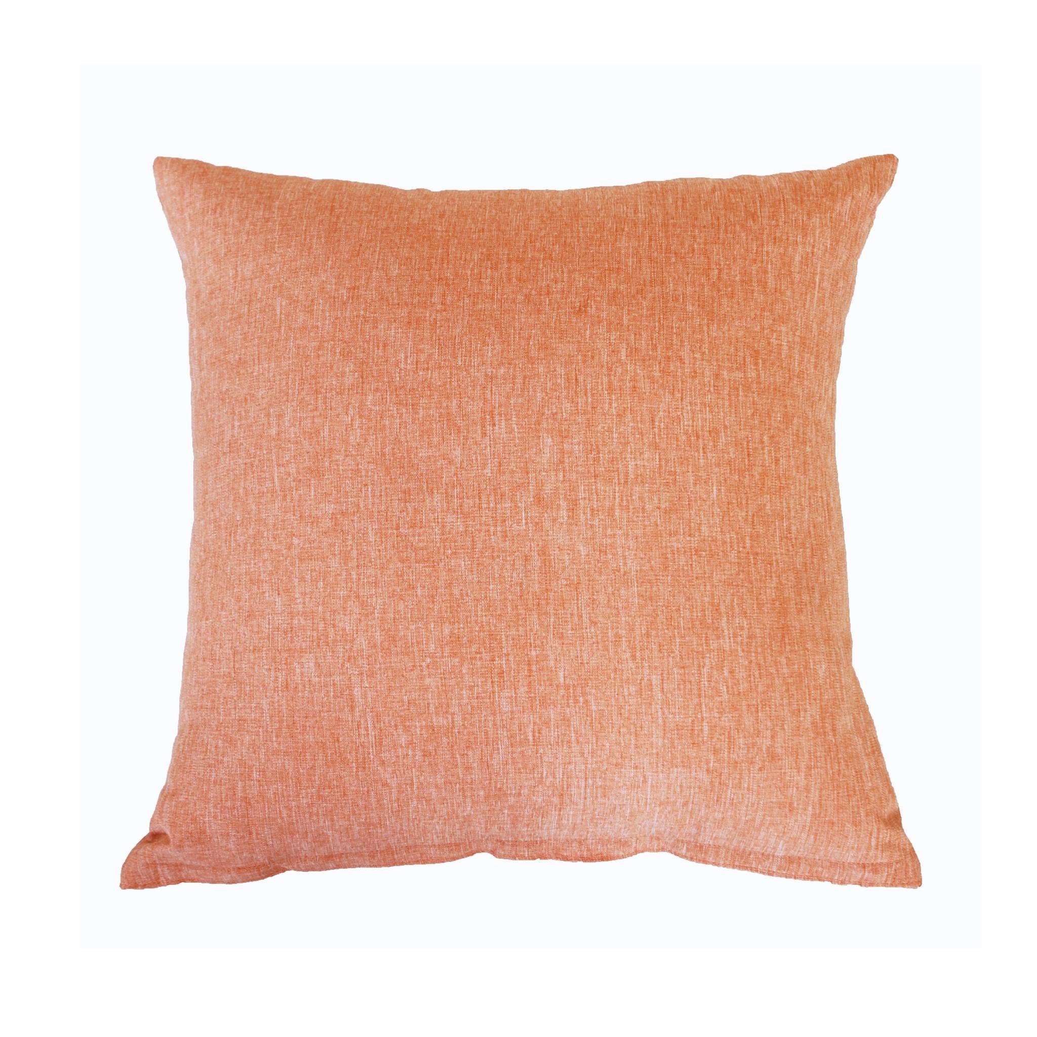 Coussin Extérieur Pêche Tissée Résistant UV et Intempéries