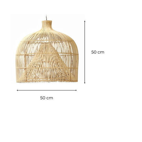 Suspension Pez Rotin Naturel A