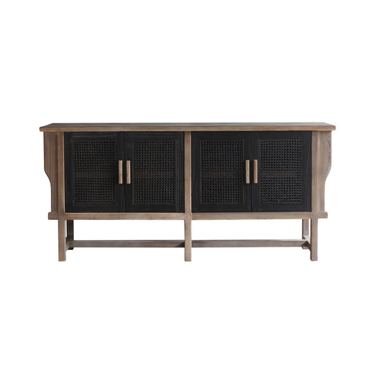 Buffet 170cm Cannage et Pin Tobacco