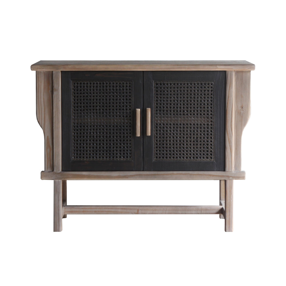 Buffet 100cm Cannage et Pin Tobacco